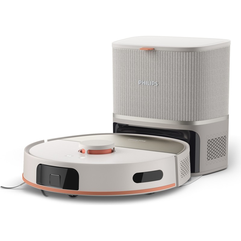 Philips 5000 Serisi Islak Kuru Robot Süpürge, Yüksek Emiş Gücü, Uzun Çalışma Süresi, HomeRun, Otomatik Boşaltma İstasyonu, Beyaz, XU5100/20 - En Uygun Fiyatlarla Piinti'de