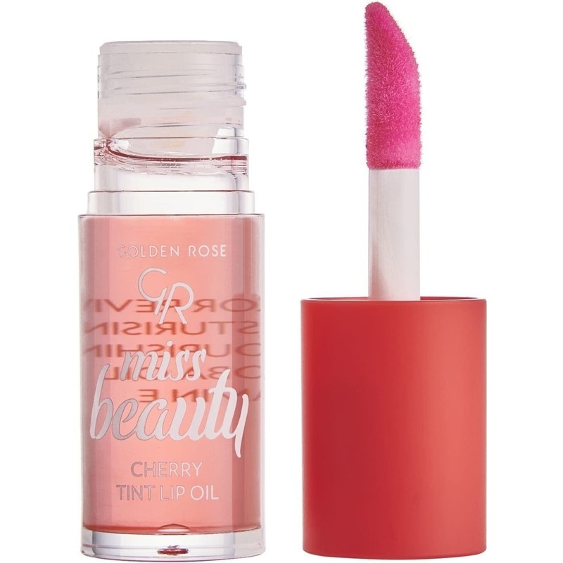 Golden Rose Miss Beauty Tint Lip Oil 02 Cherry Kiraz ve Jojoba Yağlı Renklendirici Dudak Yağı 6 ml