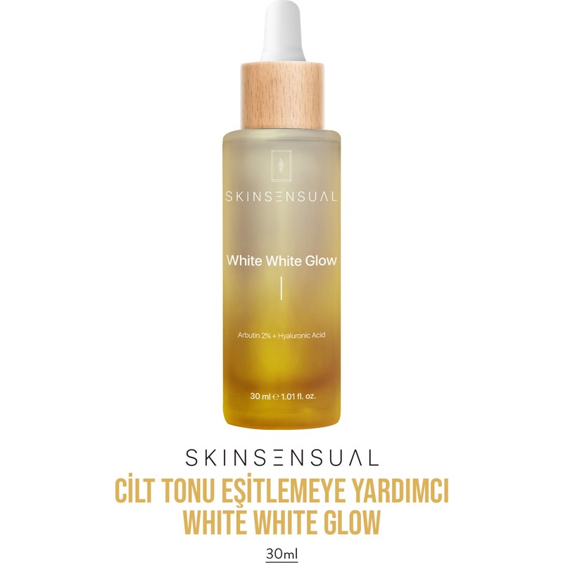 Skin Sensual White White Glow Leke Serumu (Arbutin %2 Hyaluronic Acid) Cilt Tonu Eşitlemeye Yardımcı Serum