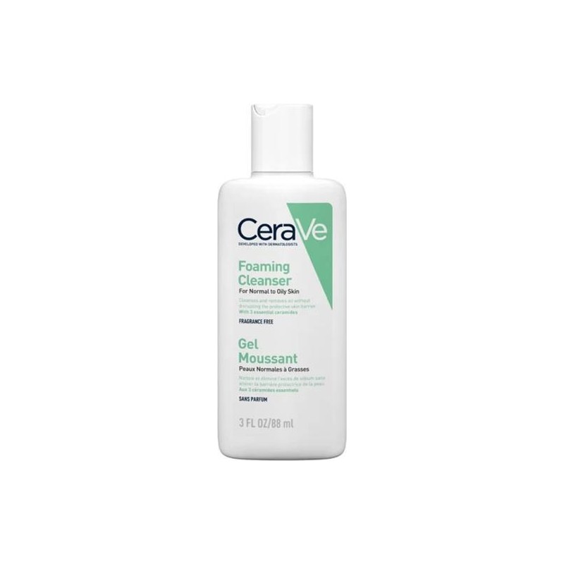 CeraVe Köpüren Temizleyici 88 ml Normal ve Yağlı Ciltler İçin Arındırıcı Etki Sağlayan Jel