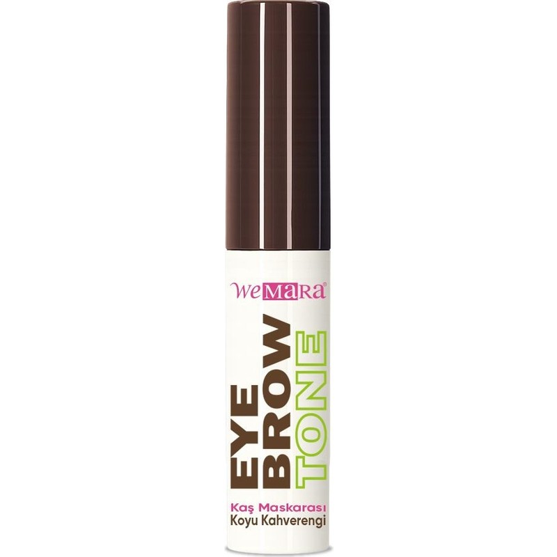 Wemara Eyebrow Mascara Kullu Koyu Kahve 5 ml - Kas Renklendırıcı