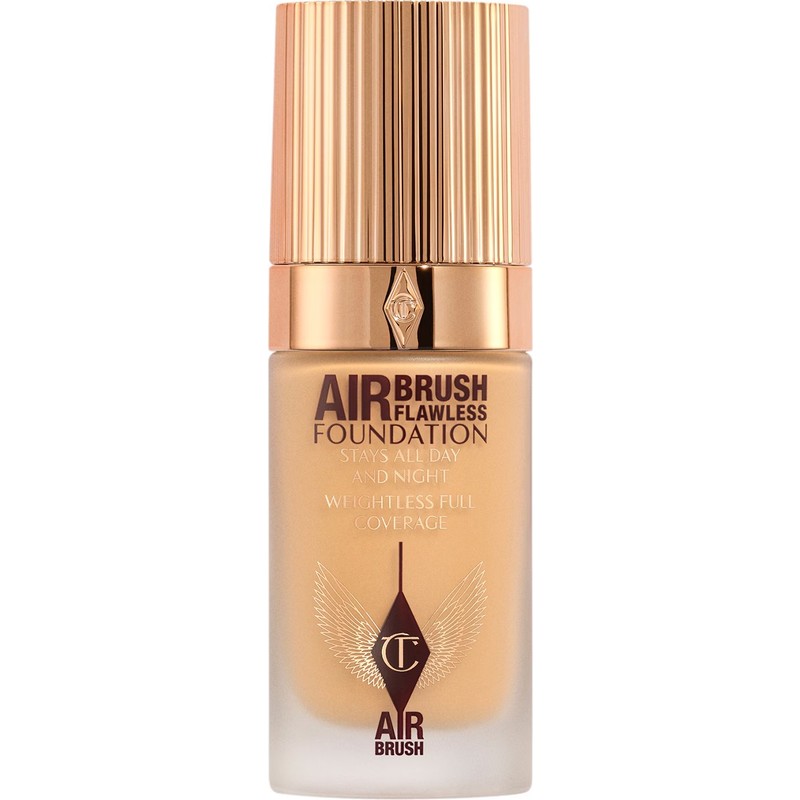 Charlotte Tilbury Airbrush Flawless Foundation - Tam Kapatıcı Hafif Fondöten 7 Warm (30 Ml)