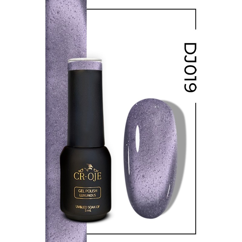 Croje Kalıcı Oje Korean Cat Eye Kristal Efektli Manyetik Cat Eye / Kedi GÖZÜ-DJ019 (5 Ml)