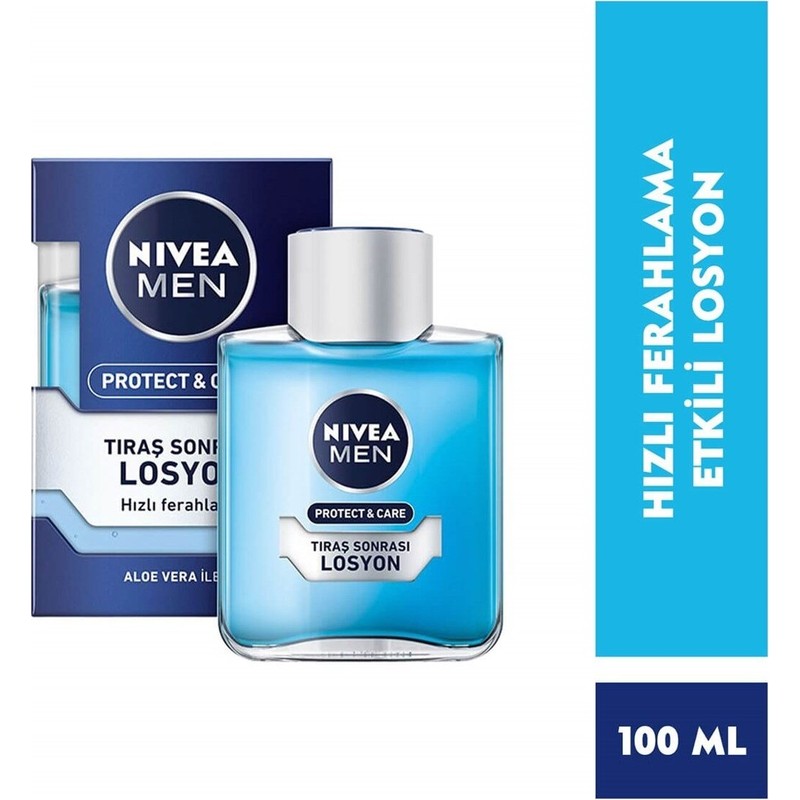 Nivea Tıraş Sonrası Losyon Men Protect & Care Nemlendirici 100 ml