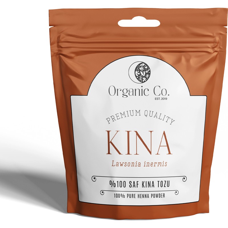 Organic Co. Organic Co %100 Doğal Amonyaksız Saç Kınası 100GR Kadınlar İçin Canlı Renkler