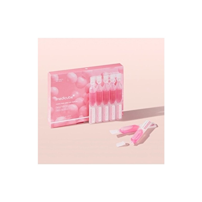 Medicube Pdrn Pink One Day Ampul Yaşlanma Karşıtı Serum Tüm Cilt Tipleri İçin Hyaluronik Asit 10 Adet