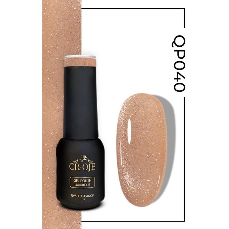 Croje Kalıcı Oje Inci Tanecikli Manyetik Cat Eye / Kedi Gözü- QP040 (5 Ml)