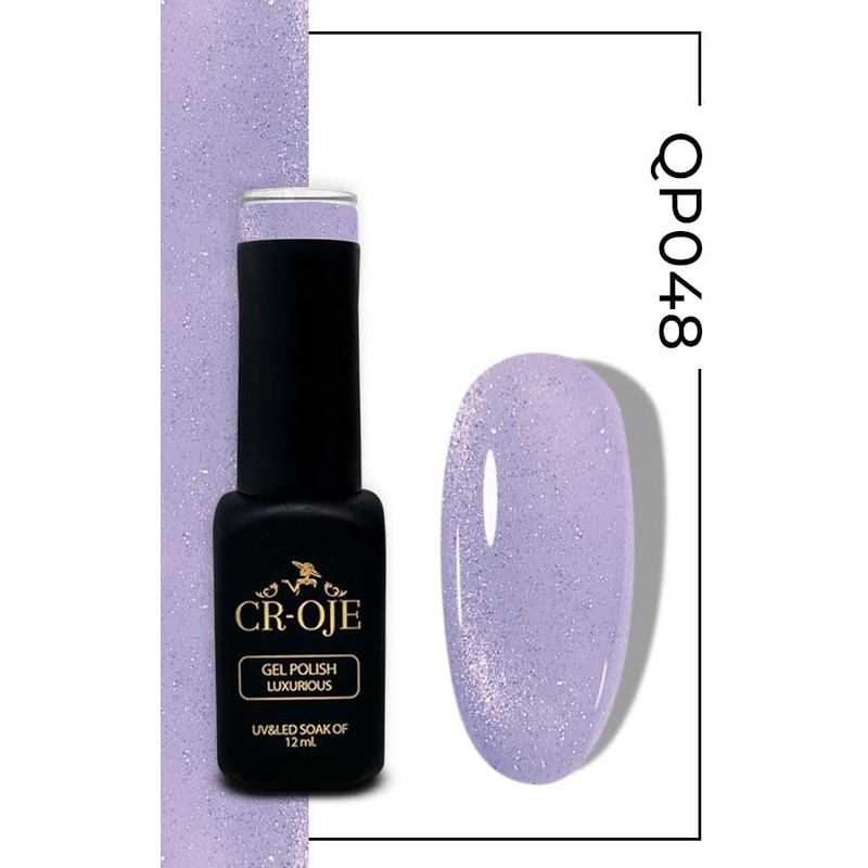 Croje Kalıcı Oje Inci Tanecikli Manyetik Cat Eye / Kedi Gözü- QP048 (12 Ml)