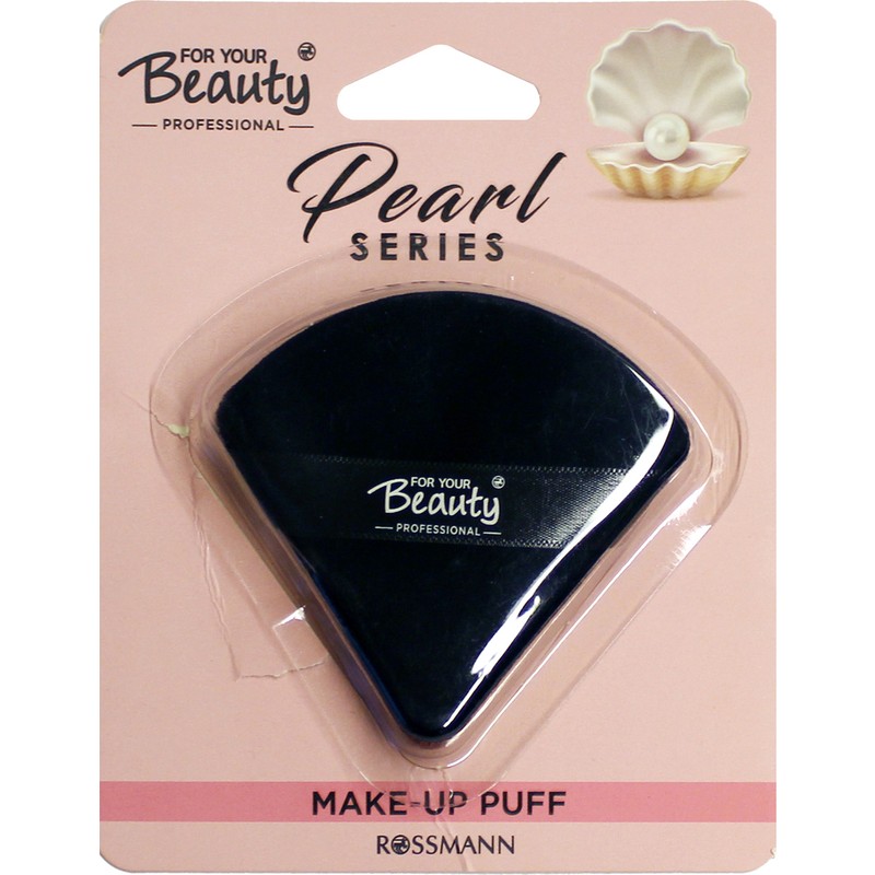 For Your Beauty Makyaj Süngeri Puff Siyah Renkli Profesyonel Kullanım İçin Özel Tasarım