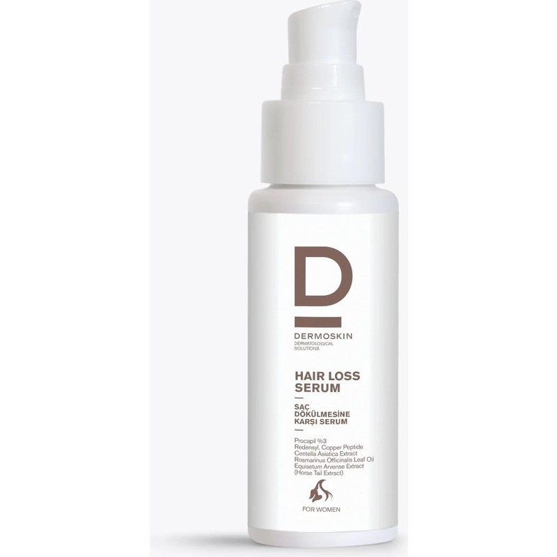 Dermoskin Kadın Saç Serumu 50 ml Dökülme Karşıtı Etkili Sade İçerik Tüm Saç Tipleri İçin