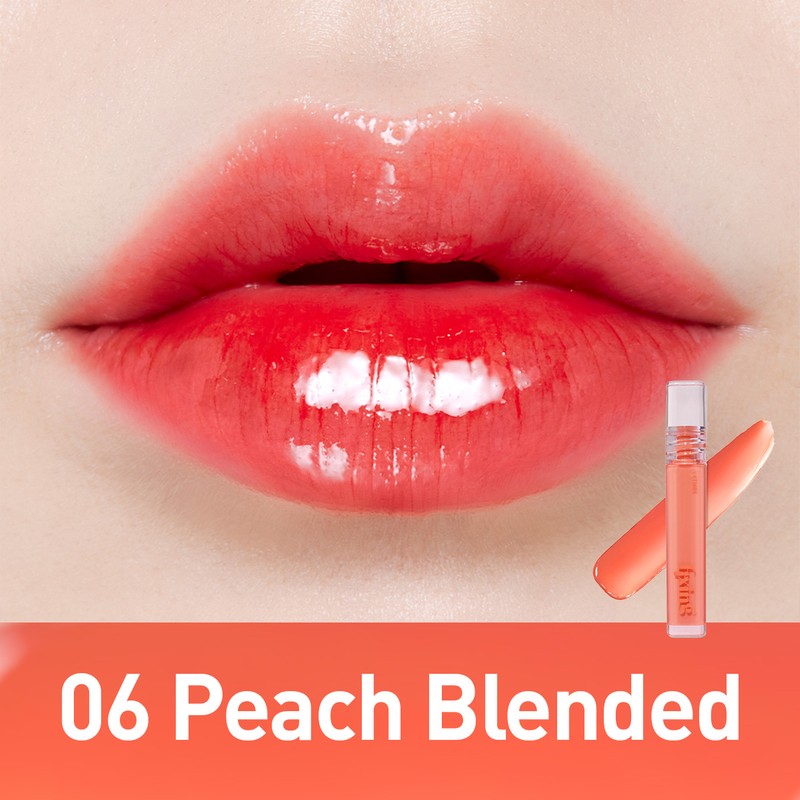 ETUDE Glow Fixing Tint / Dudakları Parlatan ve Dolgunlaştıran, Uzun Süre Kalıcı Tint - 06 Peach Blended