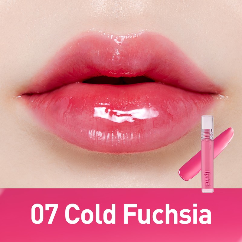 ETUDE Glow Fixing Tint / Dudakları Parlatan ve Dolgunlaştıran, Uzun Süre Kalıcı Tint - 07 Cold Fuchsia