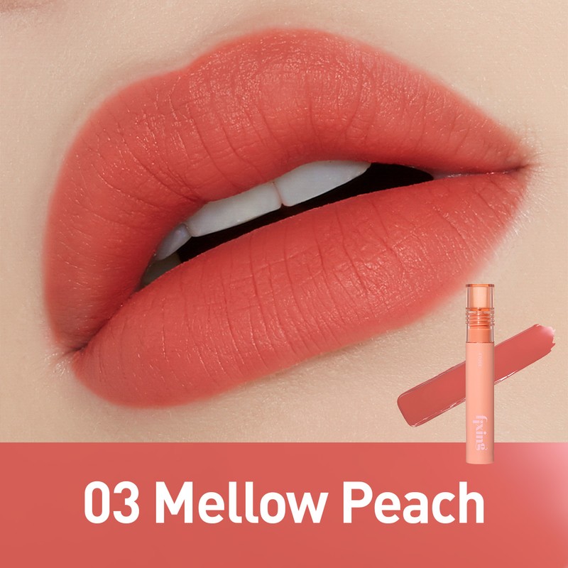 ETUDE Fixing Tint / Vegan Formül ile Nemli Mat Bitiş Sunan Tint - 3 Mellow Peach
