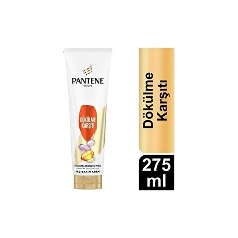 Pantene Saç Bakım Kremi Dökülme Karşıtı Etkisiyle 275 ml Besleyici İçerik
