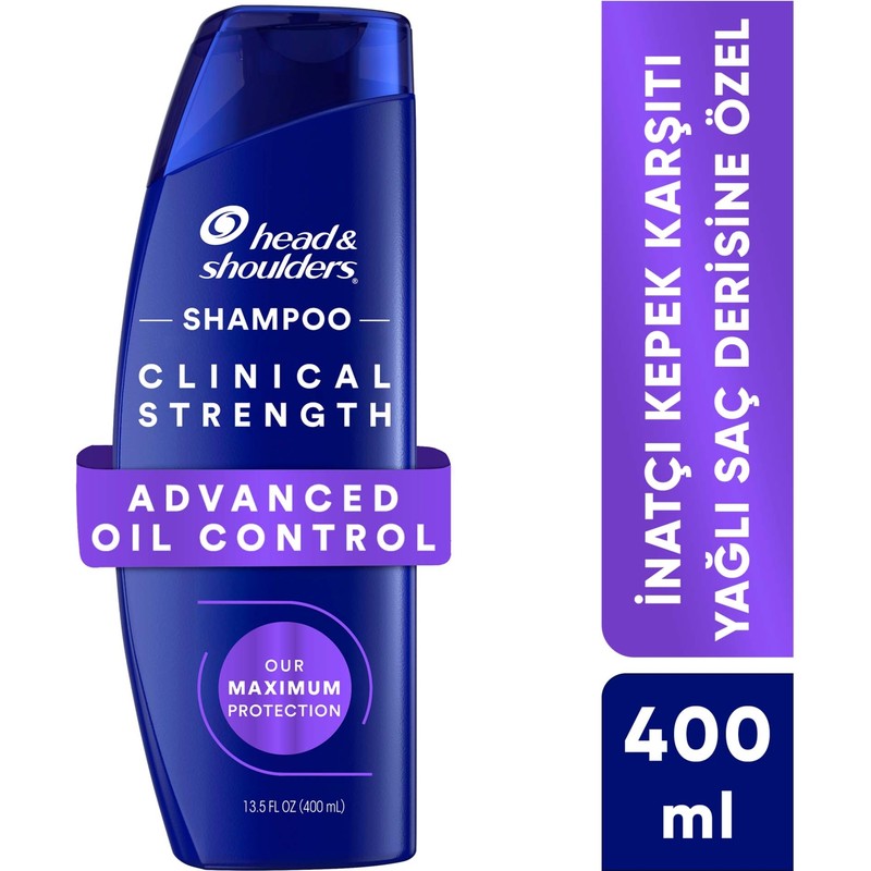 Head&Shoulders Yağ Dengeleyici Şampuan 400 ml Kepek Karşıtı Etki ile Kadınlar İçin Derinlemesine Temizlik