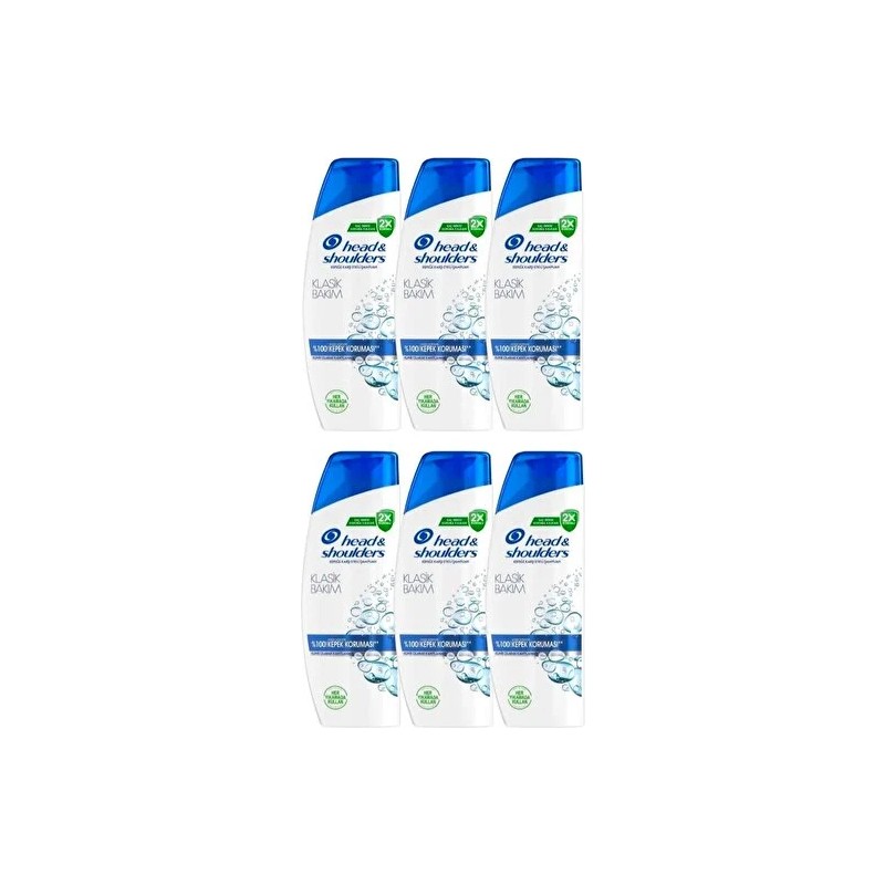 Head&Shoulders Head And Shoulders Klasik Bakım Şampuan 330 ml x 6 Adet