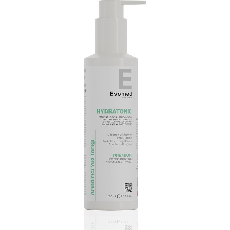 Esomed Hydratonic Asit Yüz Toniği Gözenek Sıkılaştırıcı, Yağ Dengeleyici ve Arındırıcı Tonik Hydratonic Acid 200ml