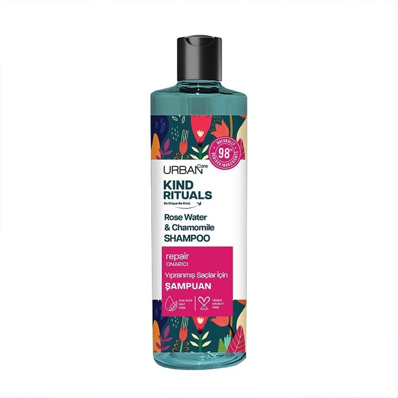 Mena Rise Urban Care Kind Rituals Rose Water Chamomile Şampuan 400 ml