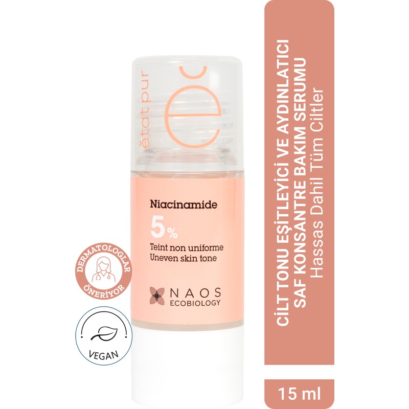 Etat Pur Niacinamide %5 15 ml Leke Karşıtı Damla Lekeli Ciltler İçin Etkili Bakım