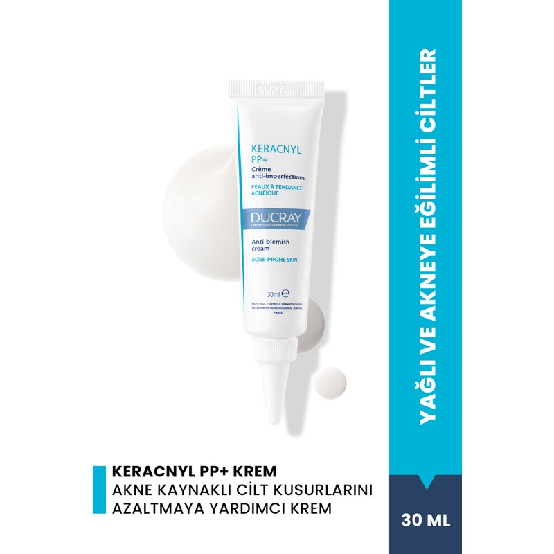 Ducray Keracnyl PP+ Akne Kaynaklı Cilt Kusuru ve Leke Karşıtı Bakım Kremi 30 ml