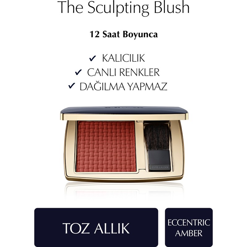 Estee Lauder The Sculpting Blush Toz Allık - Renk: Eccentric Amber