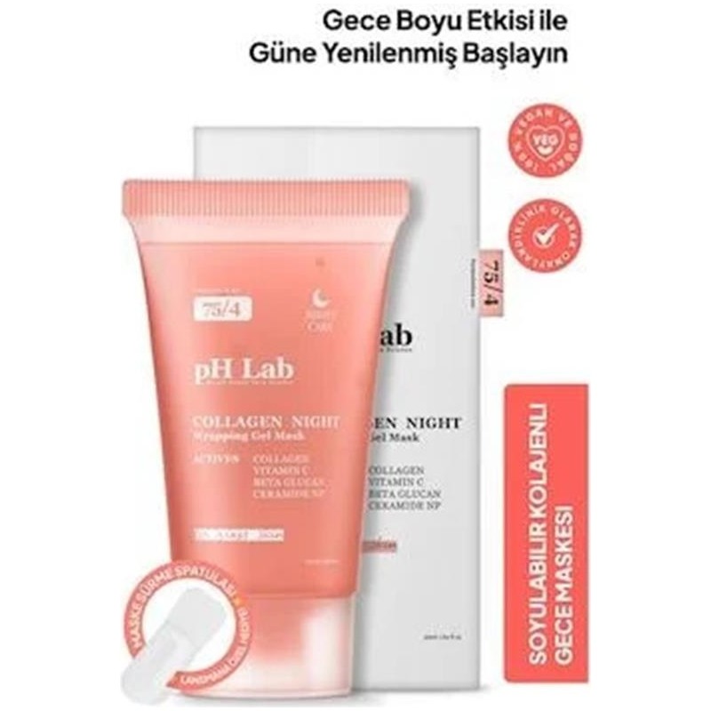 Ph Lab Phlab Collagen Night Soyulabilen Kolajen Gece Maskesi 50 ml