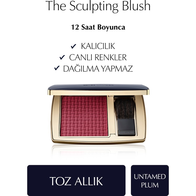 Estee Lauder The Sculpting Blush Toz Allık - Renk: Untamed Plum