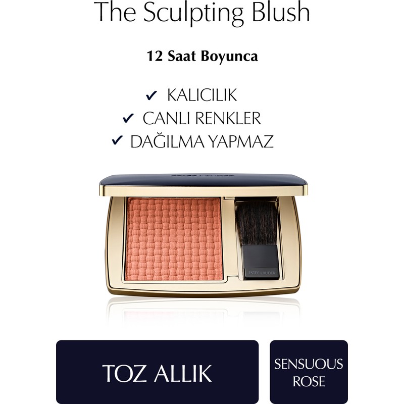 Estee Lauder The Sculpting Blush Toz Allık - Renk: Sensuous Rose