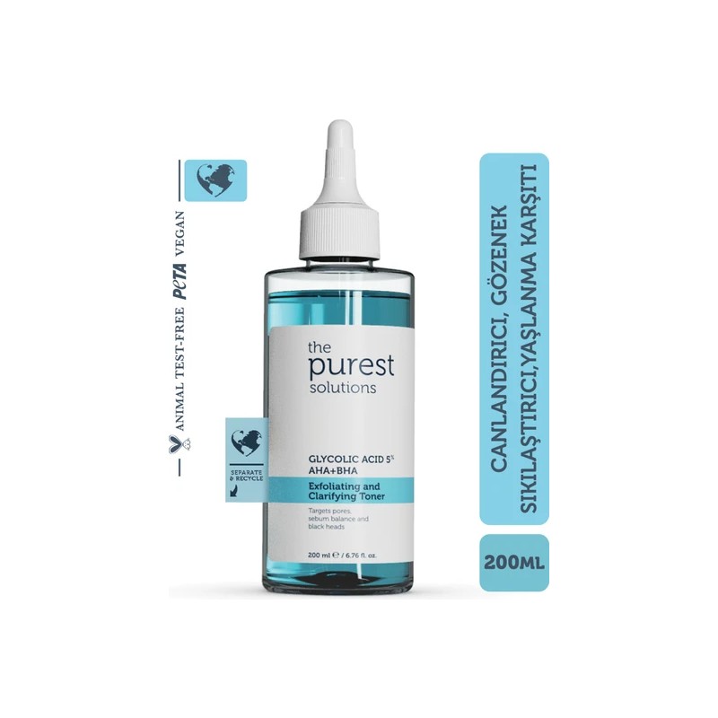 Vyra The Purest Solutions Canlandırıcı Tüm Ciltler Için Glikolik Asit Tonik 200 ml