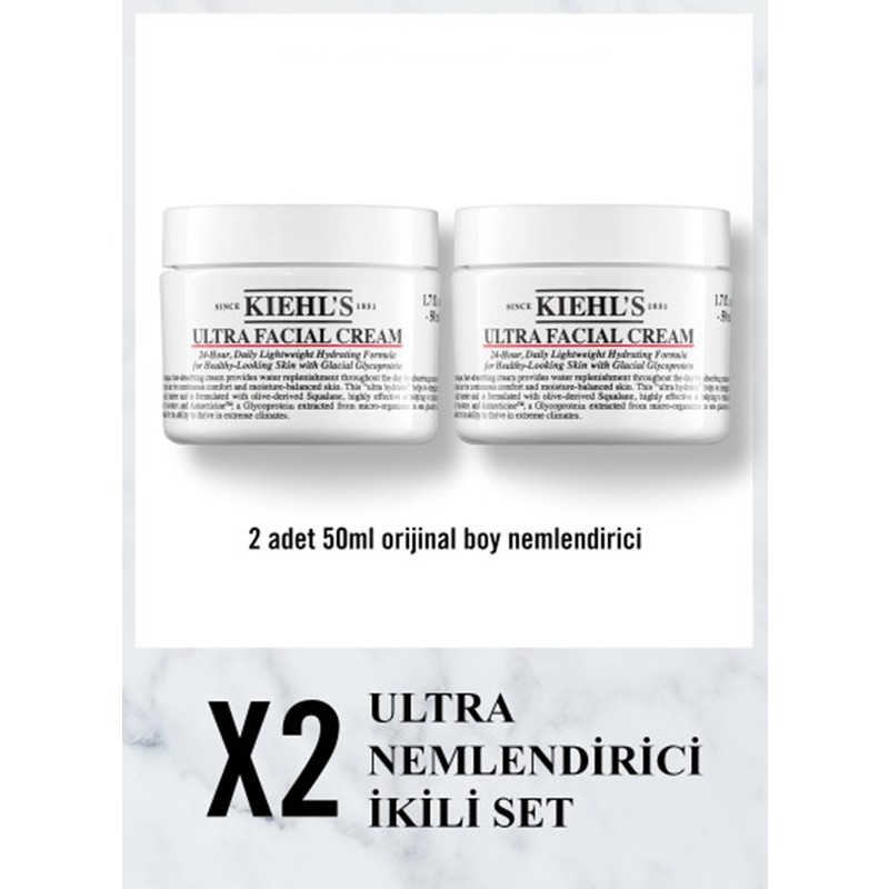 Kiehl's Ultra Facial Cream Nem Ikilisi Seti