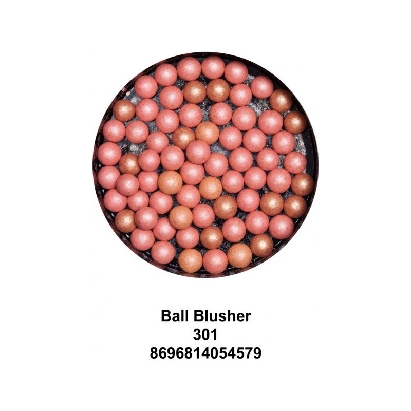 Gabrini Gabrını 301 Renkli Ball Blusher Pudra Doğal Görünüm ve Kalıcı Etki Sağlar