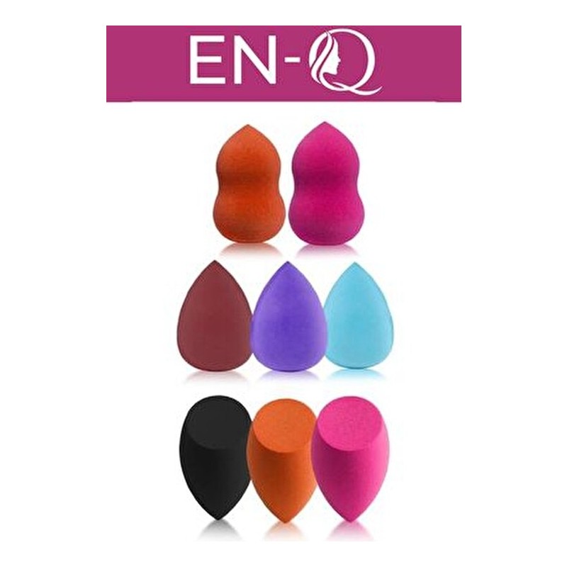 ENQ 8li Makyaj Süngeri - Fondöten , Pudra Süngeri