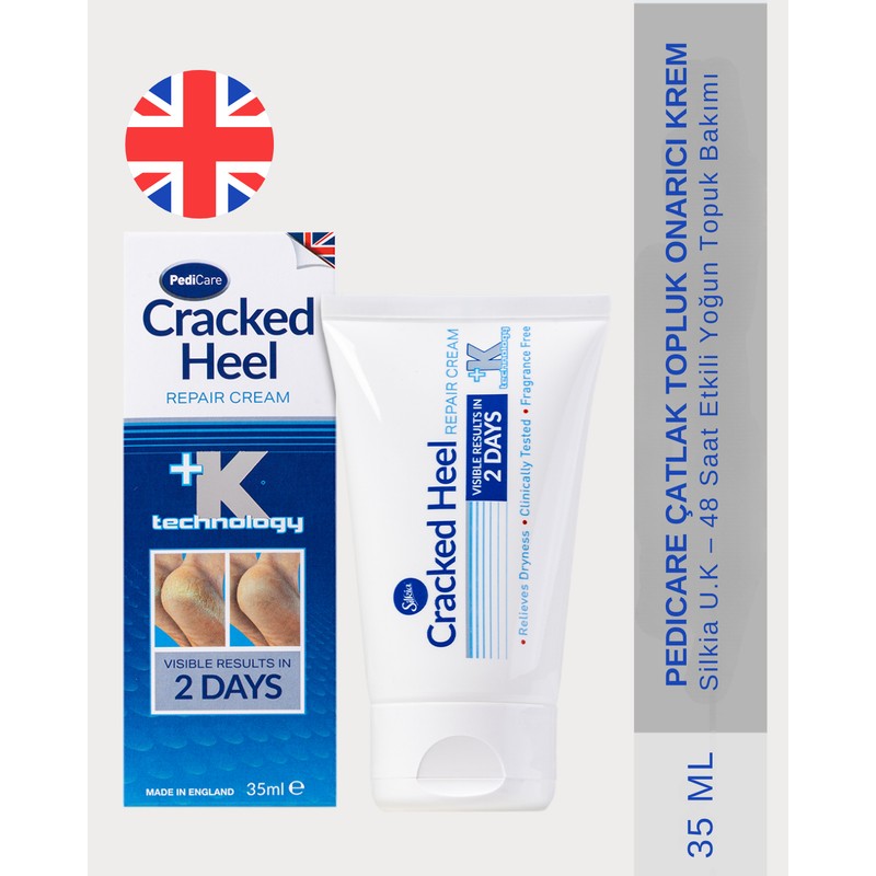 Silkia U.k Pedicare Çatlak Topuk Onarıcı Krem- 48 Saat Etkili Yoğun Bakım 35 ml