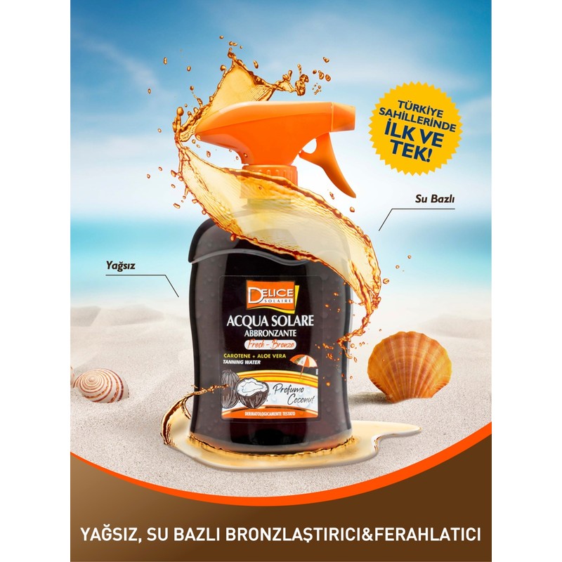 Delice Solaire Acqua Solare Bronzlaştırıcı Güneş Suyu 500 ml