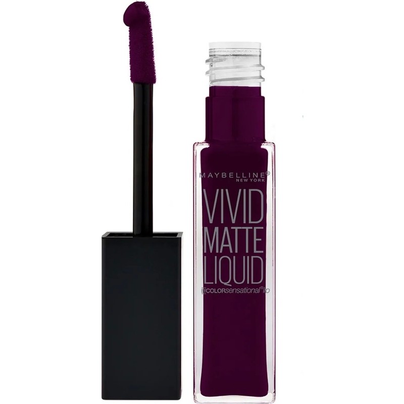 Mybl Maybelline New York Color Sensational Vivid Matte Likit Ruj - 45 Possessed Plum - Mürdüm