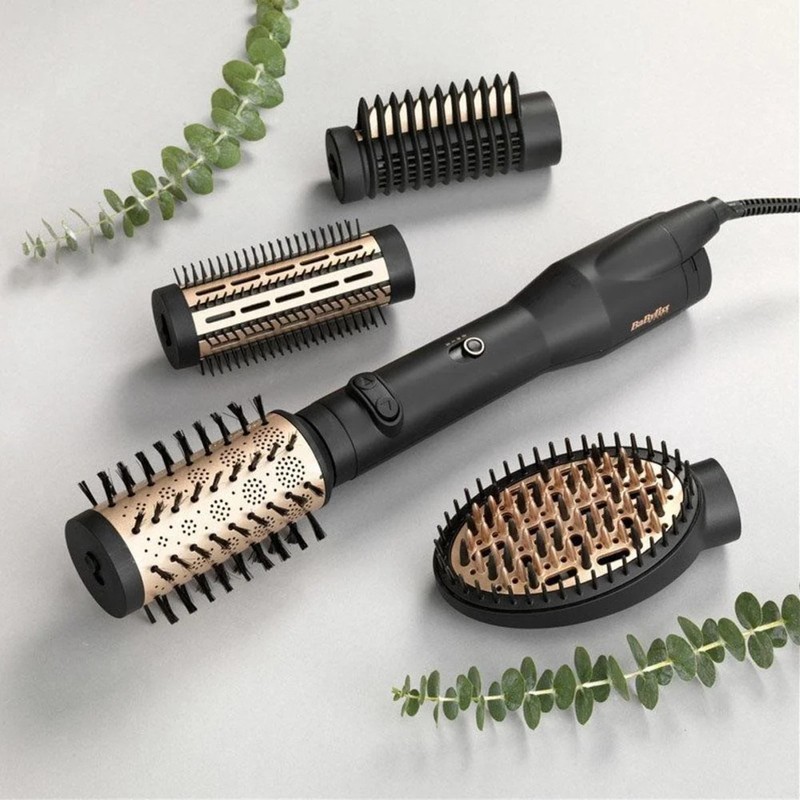 Babyliss AS970E Big Hair Luxe Premium Saç Şekillendirici Seti 50 mm Seramik Fırça ile Anti Alerjik Özellik