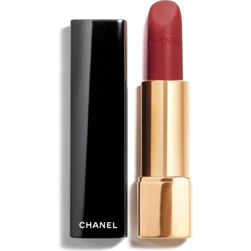 Chanel Rouge Allure Velvet-Nemlendirici Uzun Süre Kalıcı 58 - Rouge Vıe Işıltılı Mat Ruj 3.5g