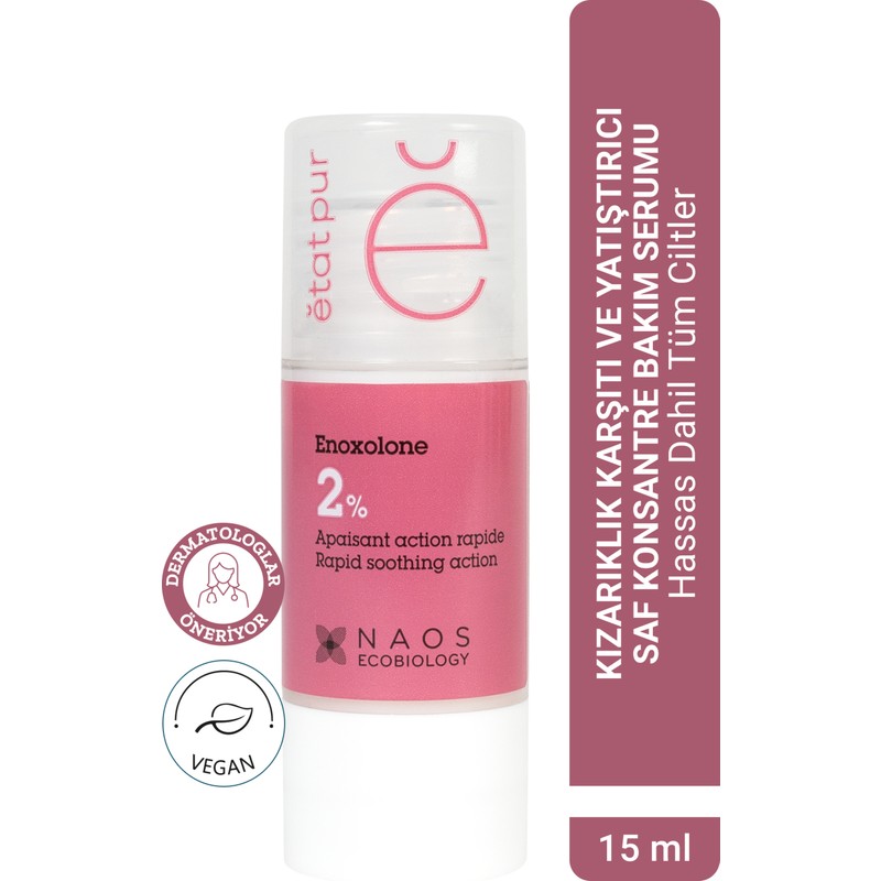Etat Pur Enoxolone 15 ml Kızarıklık Karşıtı Saf Konsantre Bakım Serumu Hassas Ciltler İçin