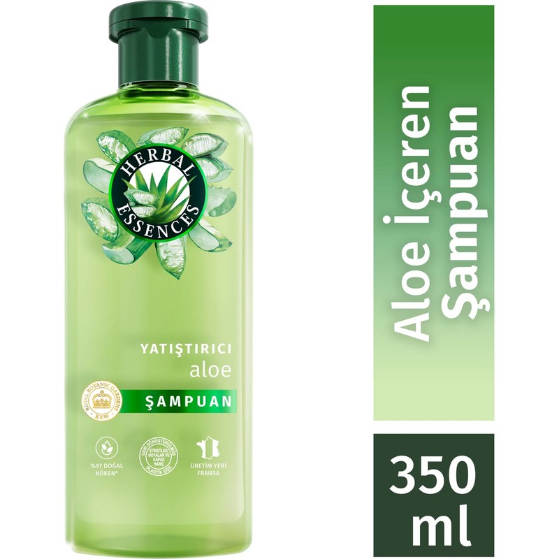Herbal Essences Sülfatsız Yatıştırıcı Aloe İçeren Nemlendirici Şampuan 350 ml Kadınlar İçin