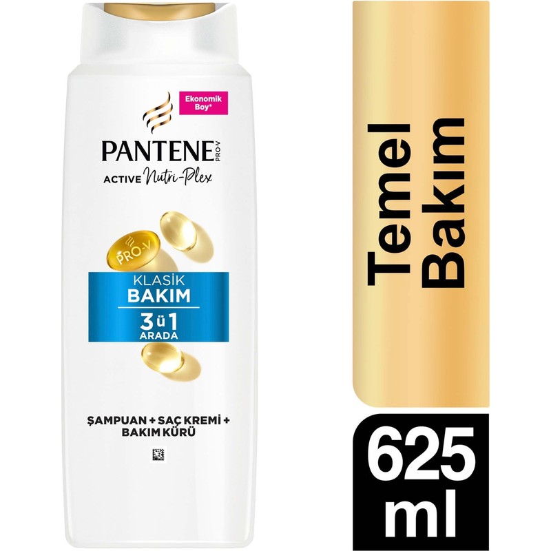 Pantene Temel Bakım 3'ü1 Arada Şampuan 600 ml