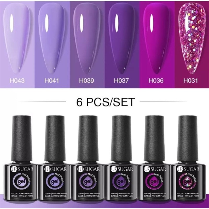 Ur Sugar 6lı Kalıcı Oje Seti 010
