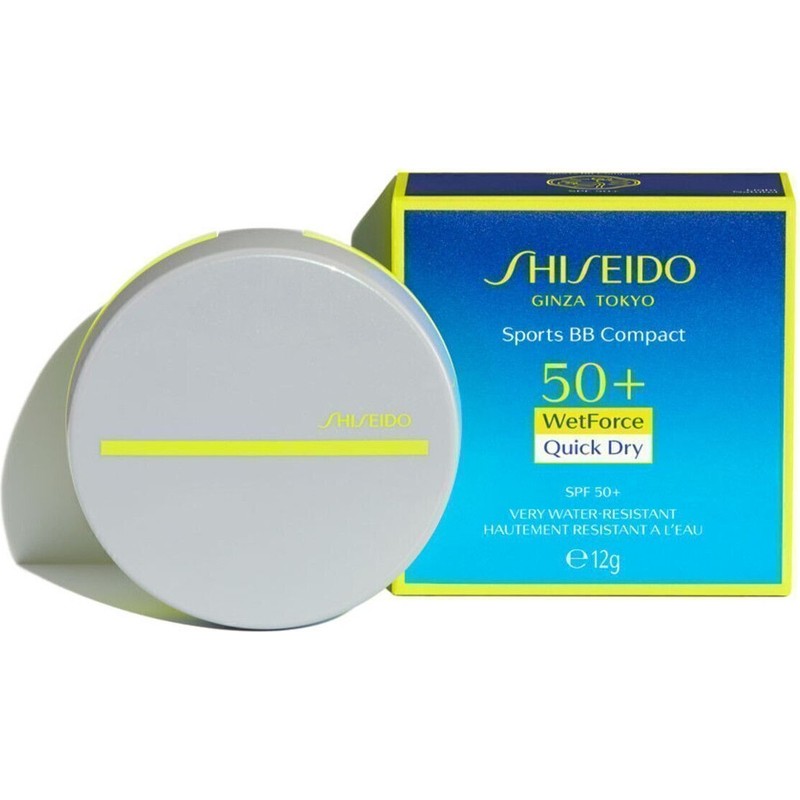 Shiseido Spor Aktiviteleri Için Özel Formül Bb SPF50+ Güneş Makyajı / Compact Medium Dark