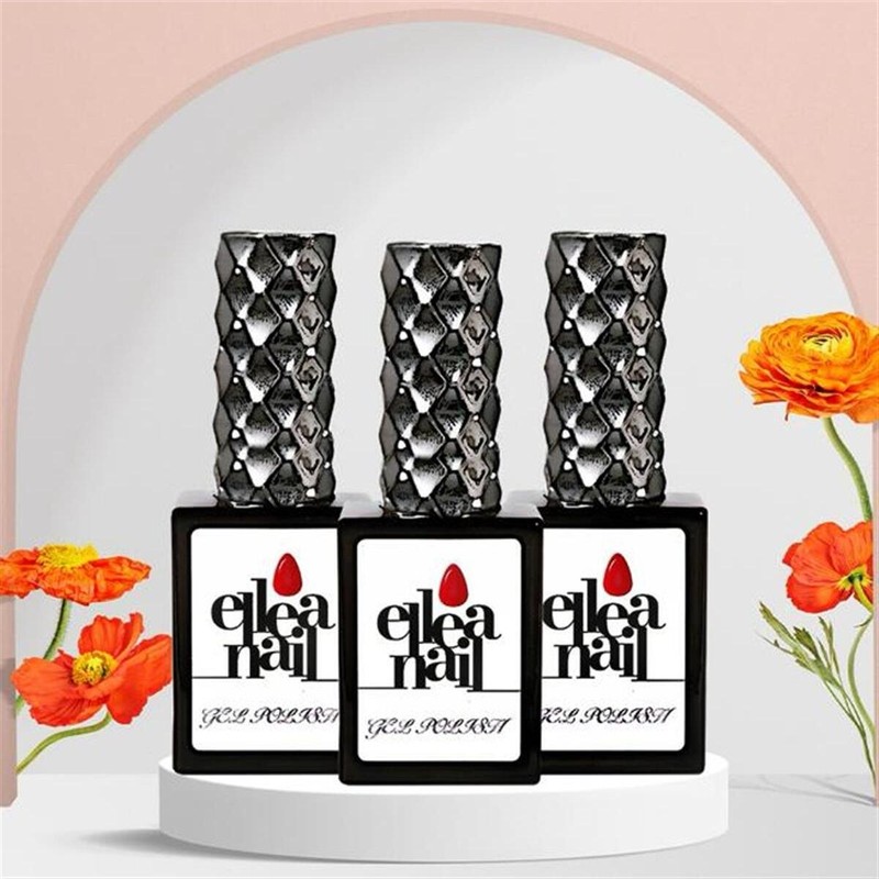Ellea Nail 3'lü Simli Renk Kalıcı Oje Seti