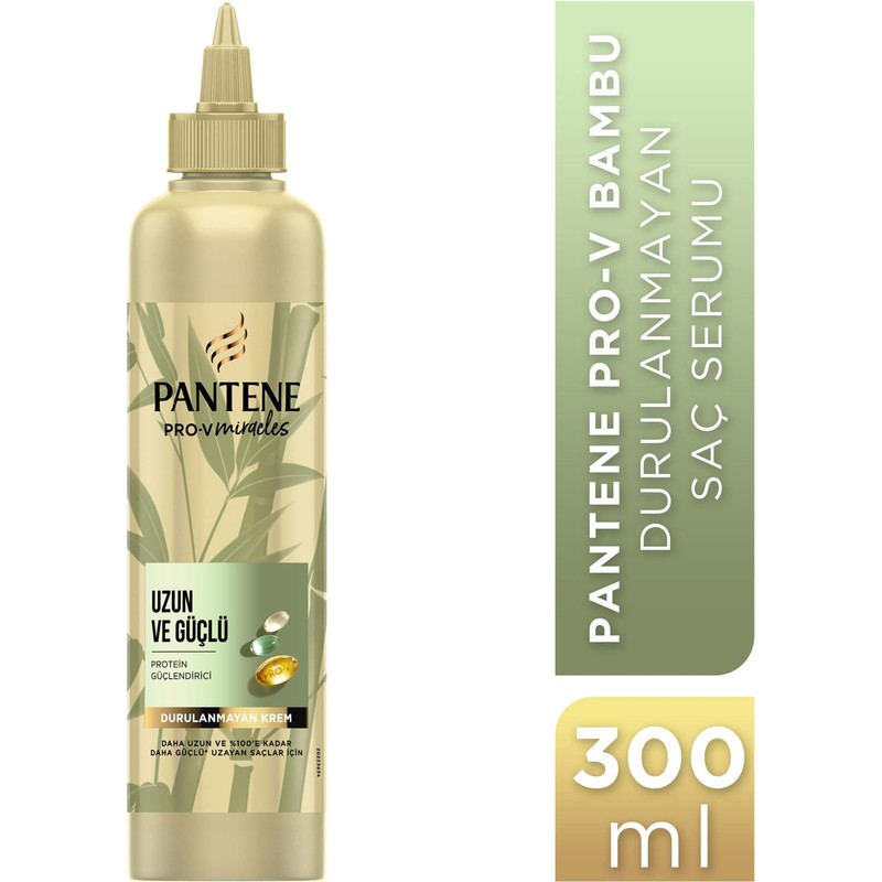 Pantene PRO-V Miracles 300 ml Durulanmayan Saç Serumu Uzun Saçlar İçin Güçlendirici Krem