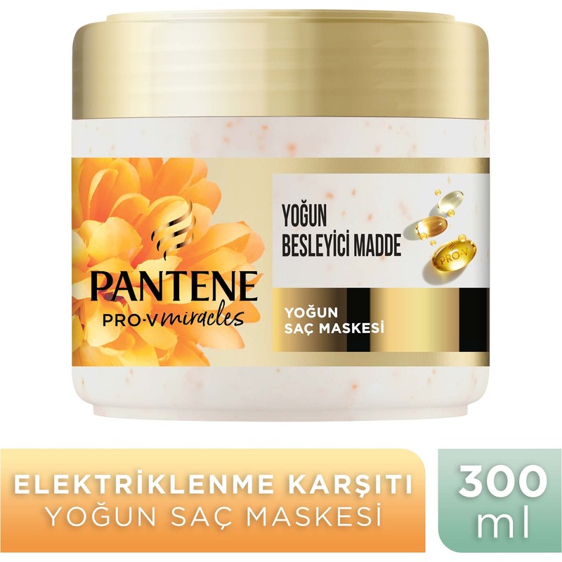 Pantene PRO-V MIRACLES Frizz No More Kıvırcık Saçlar için Maske 300ML