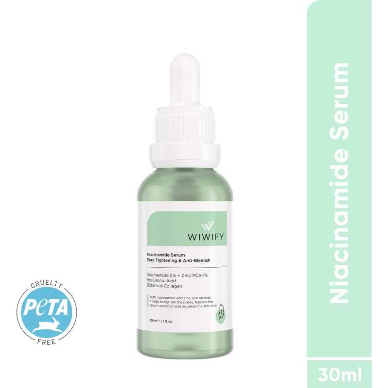 Wiwify Anti Akne Ton Eşitleyici Niacinamide Serum, (Niacinamide 5%+ZincPca 1%)