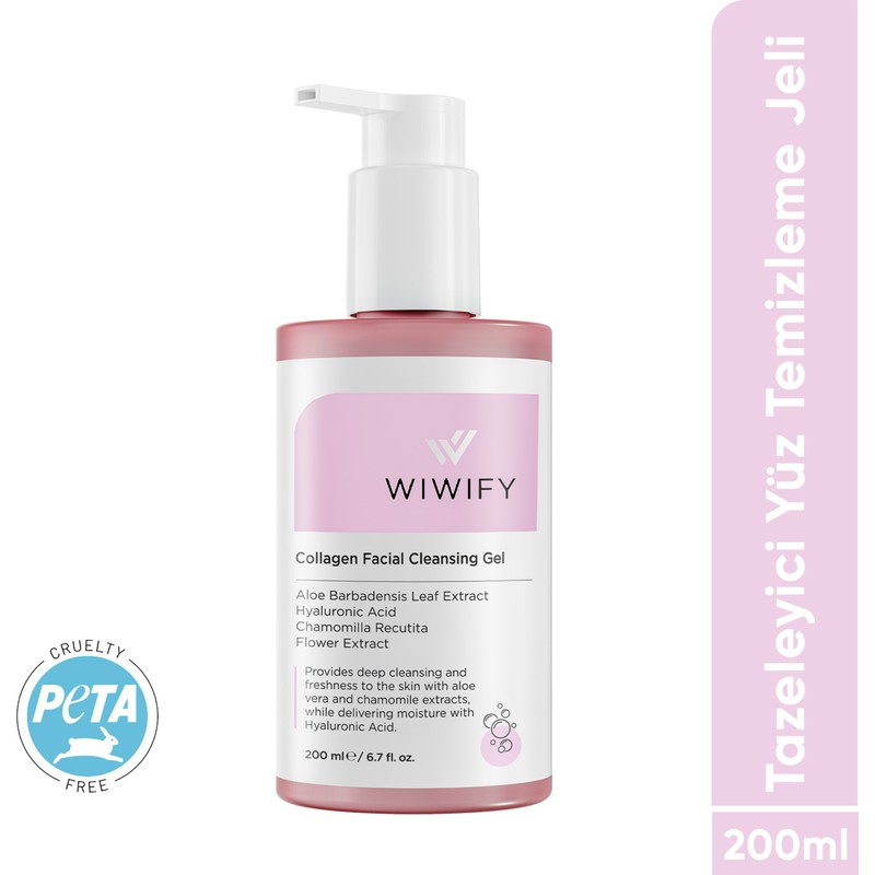 Wiwify Arındırıcı Tazeleyici Yüz Temizleme Jeli (aloe Vera Ve Papatya Özlü) 200 Ml
