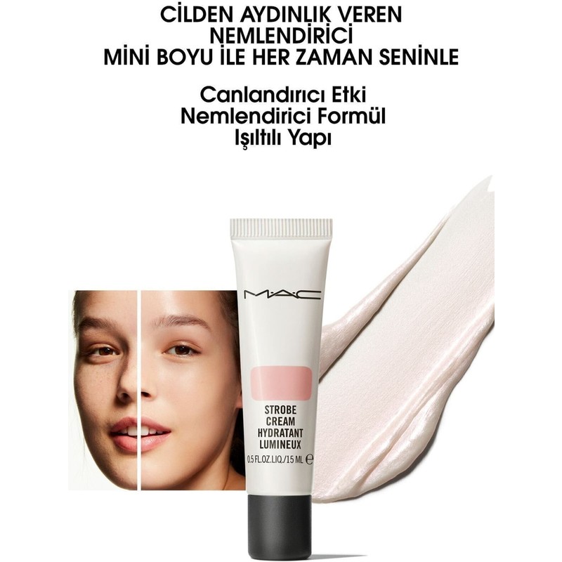 M.A.C Pinklite Bloom Strobe Cream / Aydınlatıcı Krem (Seyahat Boy ) BRIGHTT718