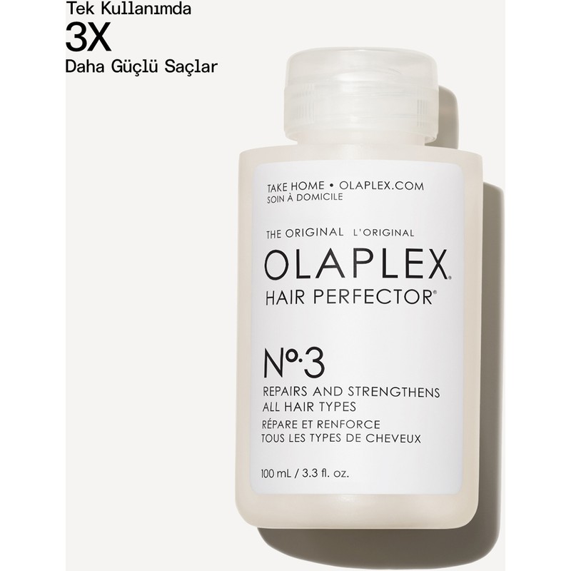 OLAPLEX Nº.3 Hair Perfector Krem - Saç Güçlendirici ve Kusursuzlaştırıcı - 100 ml Tüm Saçlar İçin