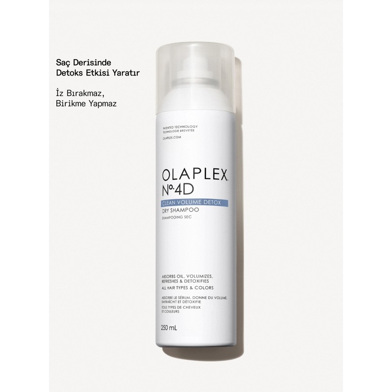 OLAPLEX No. 4D Kuru Şampuan 250 ml Hacim Veren Detoks Etkisi ile Tüm Saçlar için Besleyici